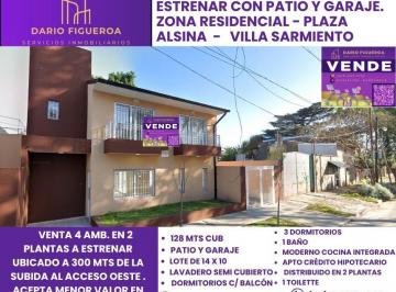 Casa de 4 ambientes, Morón · Casa 4 Amb en 2 Plantas con Patio con Parrilla y Garaje Amplio