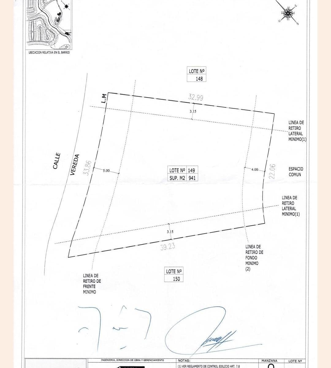 Gran lote de terreno de 941 m2 en barrio privado Rumencó