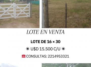 Terreno , La Plata · Lote en Venta