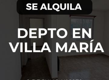 Departamento de 2 ambientes, Villa María · Se Alquila Departamento Economico
