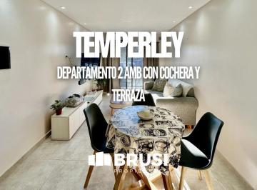 Departamento · 41m² · 2 Ambientes · 1 Cochera · Departamento en Venta en Lomas de Zamora 2 Ambientes con Cochera y Terraza