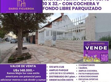 Casa de 3 ambientes, La Matanza · Chalet de 10 X 32 m. 3 Amb. con Cochera y Fondo Libre