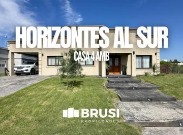 Casa · 180m² · 4 Ambientes · 2 Cocheras · Casa en Venta en Horizontes Al Sur 4 Ambientes con Pileta