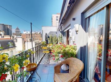 Departamento · 135m² · 4 Ambientes · Venta Impecable Departamento Luminoso 2 Dorm. Terraza Vista Abierta Juncal y Pellegrini Retiro