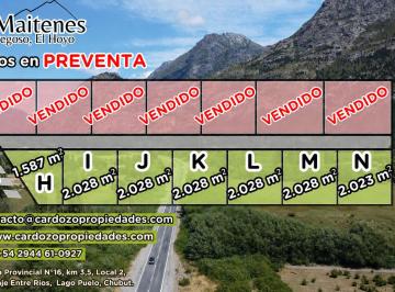 Terreno , El Hoyo · Lotes de 2.000 m², El Hoyo, El Pedregoso. Preventa