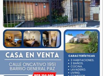 Casa de 10 ambientes, Córdoba · Casa con 268 m² en Venta con 3 Dorm. en General Paz