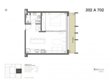 Departamento · 39m² · 2 Ambientes · Departamento - Palermo