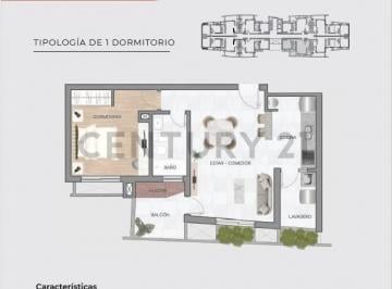 Departamento · 42m² · 2 Ambientes · 1 Cochera · Venta de Departamento Pilay Adjudicado de 1 Dormitorio en San Tomás, Santa Fe.