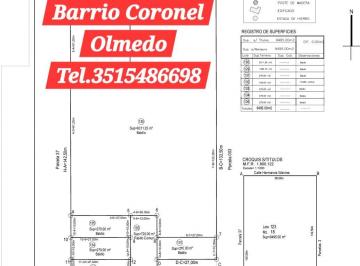 Terreno en Venta  Coronel Olmedo · A m de Av Idelfonso Muñecas 4700 Pje 22 Barrio Coronel Olmedo