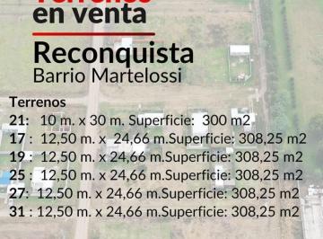Terreno · 300m² · Terreno en Reconquista