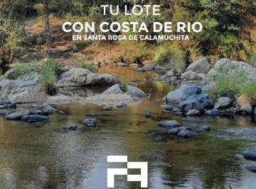 Terreno , Santa Rosa de Calamuchita · Lotes con Costa de Rio