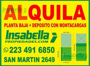 Local comercial · 820m² · Planta Baja Deposito con Montacargas // Posibilidad Salida Calle San Juan