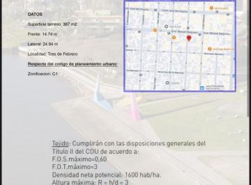 Terreno · 367m² · Venta Lote Caseros, Tres de Febrero, Andres Ferreyra 2726