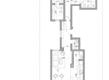 Departamento · 94m² · 3 Ambientes · Departamento en Venta 2 Ambientes en Pozo