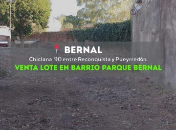 Terreno · 232m² · Terreno en Barrio Parque Bernal Lote de 27x8