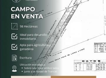 Campo · 980000m² · Campo en Venta