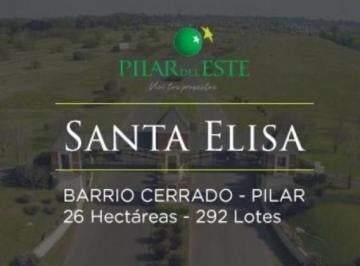 Terreno · 603m² · Lote en Venta de 603 m² Barrio Santa Elisa, Pilar del Este