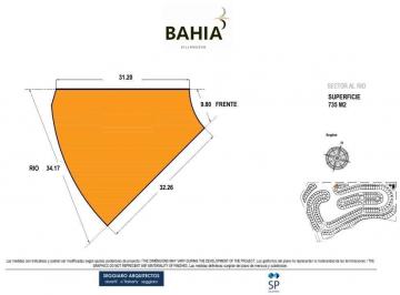 Terreno · 735m² · Venta Terreno Al Agua Barrio Bahía Villanueva Tigre