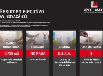 Terreno de 4 ambientes, Flores · Boyacá 632 - Terreno Para Desarrollo Residencial 1735 m² Vendibles
