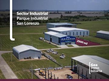Terreno · 2500m² · Lote en Venta 2.500 m² - Sector Industrial - con Mejoras - Parque Industrial San Lorenzo