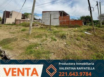Terreno , La Plata · Terreno en Venta - 10x20