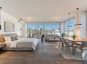 Departamento de 1 ambiente, Centro / Microcentro · Loft Residencial / Oficina Premium Al Frente con Vista Abierta – Paraguay 800