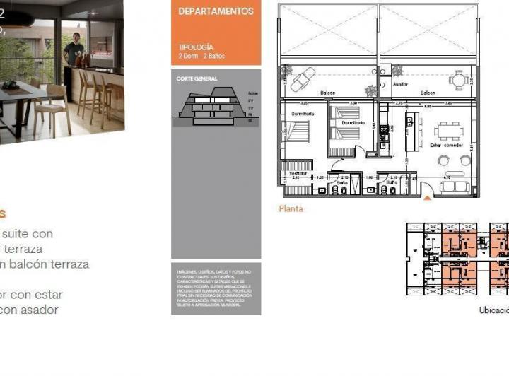 Departamento · 88m² · 5 Ambientes
