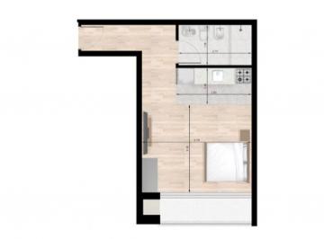 Departamento · 32m² · 1 Ambiente · Venta de Monoambiente en Beat Tres Cruces