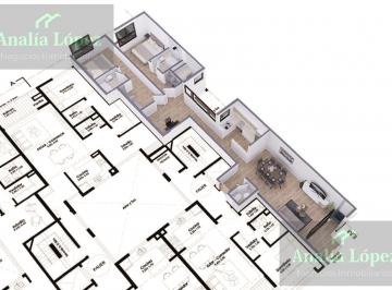 Departamento · 58m² · 3 Ambientes · Developer Xv Symphony 3 Amb. Estudio