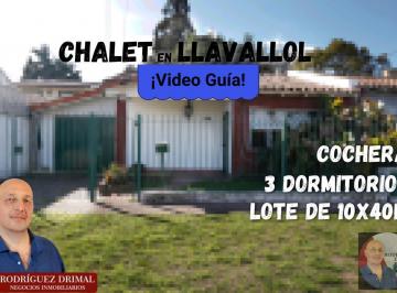 Casa · 388m² · 4 Ambientes · 1 Cochera · Chalet en Llavallol con 3 Dorm. y Cochera!