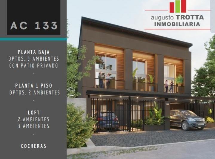 Departamento · 55m² · 3 Ambientes · 1 Cochera