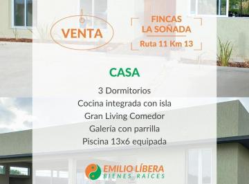 Casa · 200m² · 6 Ambientes · 3 Cocheras · Casa en Fincas La Soñada