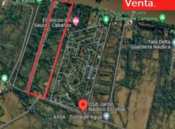 Terreno · 110000m² · Escobar Frente Al Río Paraná – Oportunidad Exclusiva Para Desarrolladores