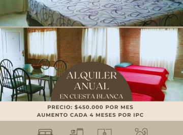 Casa de 4 ambientes, Cuesta Blanca · Alquiler Anual - Casa Amoblada en Cuesta Blanca