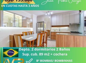 Departamento · 89m² · 3 Ambientes · 1 Cochera · Moderno Departamento en Venta en Bombinha