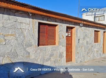 Casa de 4 ambientes, Villa de la Quebrada · Casa en Venta en Villa de La Quebrada, Apta Para Comercio