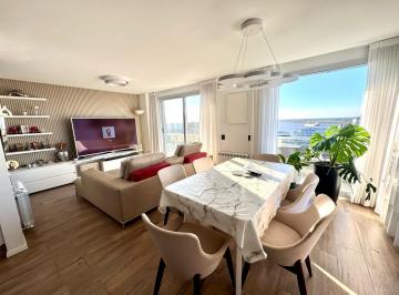 Departamento · 168m² · 5 Ambientes · 1 Cochera · Distrito Puerto Norte - Alquiler Departamento Tres Dorm.
