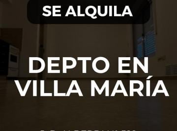 Departamento de 1 ambiente, Villa María · Se Alquila Monoambiente