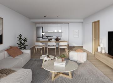 Living, cocina, comedor referencial. · Departamento en Caballito