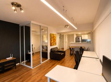 Oficina comercial de 1 ambiente, Belgrano · Oficina Monoambiente Premium Amoblado Sobre Av del Libertador – Piso Alto