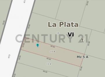 Terreno · 490m² · Lote en Venta City Bell Calle 473 Entre 30 y 31
