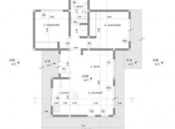 Casa · 115m² · 3 Ambientes · 1 Cochera · A Estrenar! Casa con Losa Radiante, Dvh y Vista a Las Sierras en Merlo