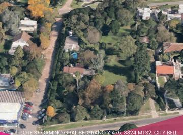 Terreno , La Plata · Venta Lote Camino Gral Belgrano y 475 City Bell. 3324 m
