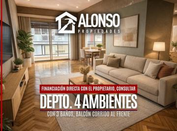 Departamento · 85m² · 4 Ambientes · Departamento 4 Ambientes con Balcón en Venta en Lanus