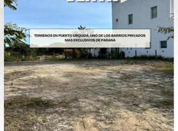 Terreno · 900m² · Amplios Lotes en Puerto Urquiza