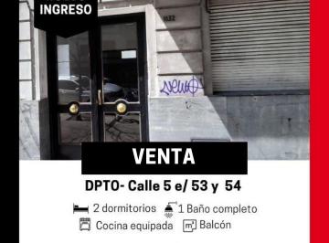 Departamento de 3 ambientes, La Plata · Excelente Depto 2 Dorm. Zona Plaza San Martin