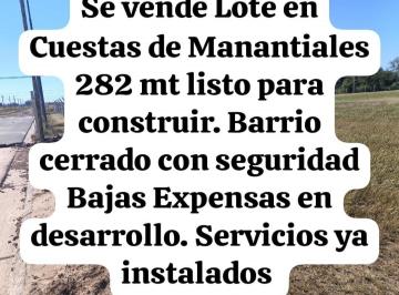 Terreno , Córdoba · Terreno en Cuesta de Manantiales