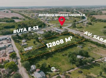 Terreno · 12808m² · Fracción Sobre Av Sabattini a m de Ruta E53