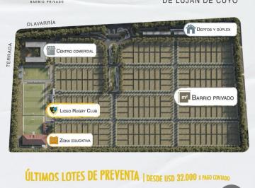 Terreno , Luján de Cuyo · Venta Lotes Barrio Penta Luján de Cuyo