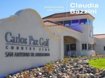 Terreno , Villa Carlos Paz · Inmobiliaria Claudia Bazzini Ofrece: Terreno en Carlos Paz Golf Country Club